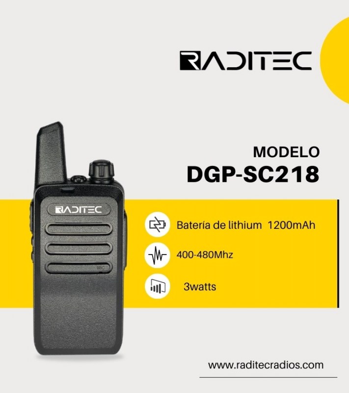 Radio de comunicación DPU-SC218 