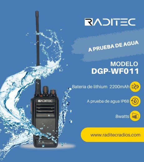 Radio de comunicación a prueba de agua DPU-WF011